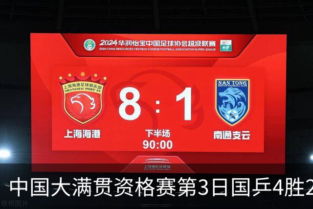 中国大满贯资格赛第3日国乒4胜2负 11人进第三轮